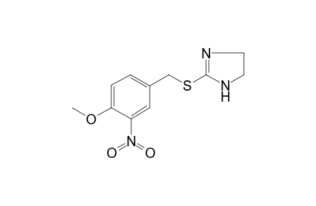 2-(4-Methoxy-3-nitro-benzylsulfanyl)-4,5-dihydro-1H-imidazole