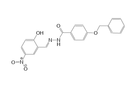 benzoic acid, 4-(phenylmethoxy)-, 2-[(E)-(2-hydroxy-5-nitrophenyl)methylidene]hydrazide