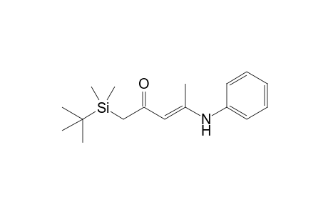 4-(N-Phenylamino)-1-(tert-butyldimethylsilyl)pent-3-en-2-one