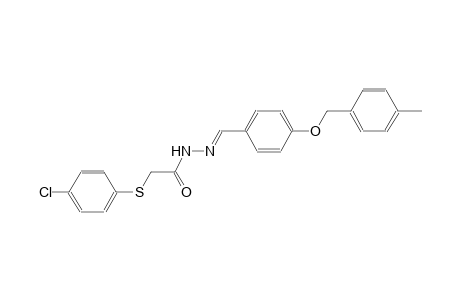 acetic acid, [(4-chlorophenyl)thio]-, 2-[(E)-[4-[(4-methylphenyl)methoxy]phenyl]methylidene]hydrazide