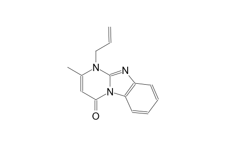 pyrimido[1,2-a]benzimidazol-4(1H)-one, 2-methyl-1-(2-propenyl)-