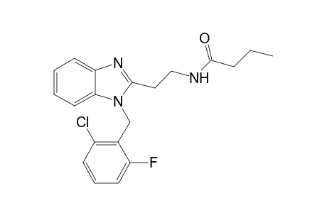 Butanamide, N-[2-[1-[(2-chloro-6-fluorophenyl)methyl]-1H-1,3-benzimidazol-2-yl]ethyl]-