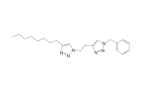 1-[2-(1-Benzyl-1H-1,2,3-triazol-4-yl)ethyl]-4-octyl-1H-1,2,3-triazole