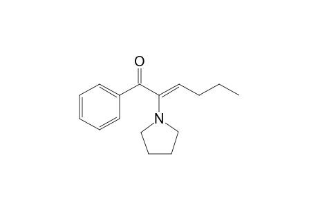 1-Phenyl-2-pyrrolidino-hex-2-en-1-one
