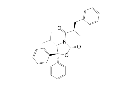 (4R)-N-[(2S)-2-METHYL-1-OXO-3-PHENYLPROPYL]-5,5-DIPHENYL-4-ISOPROPYLOXAZOLIDIN-2-ONE