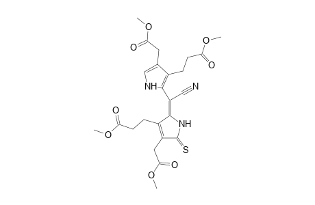 3-(2-{CYANO-[3-(2-METHOXYCARBONYLETHYL)-4-METHOXYCARBONYLMETHYL-5-THIOXO-1,5-DIHYDRO-PYRROL-2-YLIDENE]METHYL}-4-METHOXYCARBONYLMETHYL