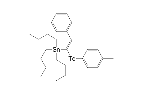 (E)-1-Tributylstannyl-1-(4-methylphenyltelluro)-2-phenylethene