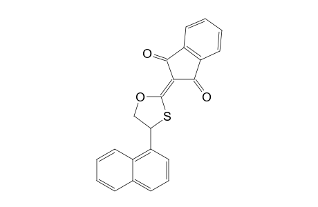 4-(1-Naphthyl)-2-(1,3-dioxoindan-2-ylidene)-1,3-oxathiolane