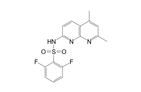 Benzenesulfonamide, N-(5,7-dimethyl-1,8-naphthyridin-2-yl)-2,6-difluoro-