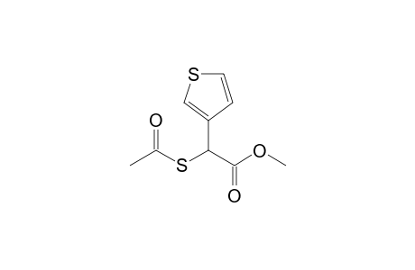 2-(acetylthio)-2-(3-thienyl)acetic acid methyl ester