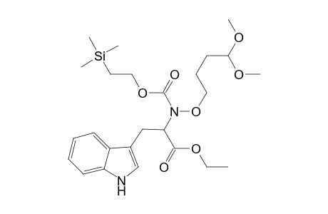 DL-Tryptophan, N-(4,4-dimethoxybutoxy)-N-[[2-(trimethylsilyl)ethoxy]carbonyl]-, ethyl ester