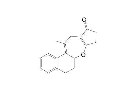 5-Methyl-1-oxa-dihydrocyclopenta[2,3-b]tetrahydronaphtho[6,7-a]cyclohepta-2,5-diene