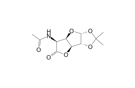 .alpha.-D-Glucofuranuronic acid, 5-(acetylamino)-5-deoxy-1,2-O-(1-methylethylidene)-, .gamma.-lactone