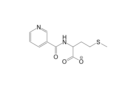 4-(methylsulfanyl)-2-[(3-pyridinylcarbonyl)amino]butanoate