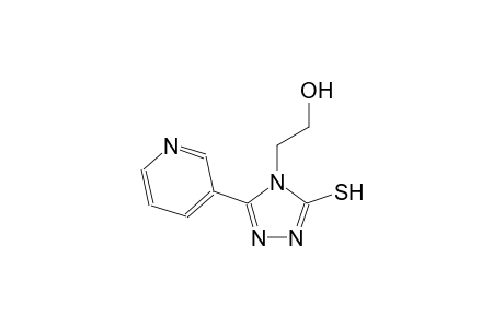 4H-1,2,4-triazole-4-ethanol, 3-mercapto-5-(3-pyridinyl)-