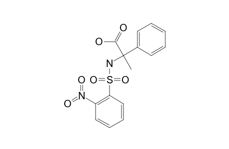 2-(2'-NITROBENZENE)-SULFONYLAMINO-2-PHENYLPROPIONIC-ACID