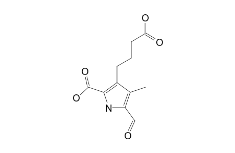 (2-CARBETHOXY-5-FORMYL-4-METHYL-1H-3-PYRROLYL)-4-BUTANOIC-ACID