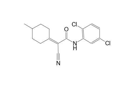 2-cyano-N-(2,5-dichlorophenyl)-2-(4-methylcyclohexylidene)acetamide