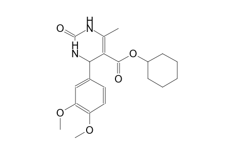 5-pyrimidinecarboxylic acid, 4-(3,4-dimethoxyphenyl)-1,2,3,4-tetrahydro-6-methyl-2-oxo-, cyclohexyl ester