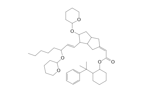 (2Z)-2-(1'-Methyl-1'-phenylethyl)cyclohexyl {hexahydro-5-[(tetrahydropyran-2'-yl)oxy]-4-[(3"-(tetrahydropyran-2"-yl)oxy]-1"-octenyl]-2(1H)-pentalenylidene}acetate