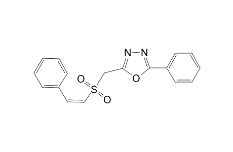 2-PHENYL-5-[(STYRYLSULFONYL)-METHYL]-1,3,4-OXADIAZOLE