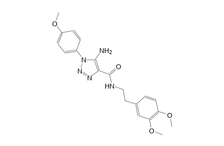 1H-1,2,3-triazole-4-carboxamide, 5-amino-N-[2-(3,4-dimethoxyphenyl)ethyl]-1-(4-methoxyphenyl)-