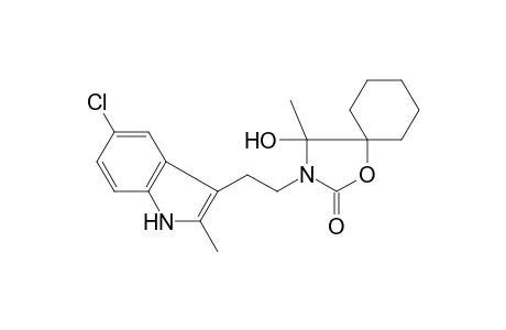 3-[2-(5-chloro-2-methyl-1H-indol-3-yl)ethyl]-4-hydroxy-4-methyl-1-oxa-3-azaspiro[4.5]decan-2-one