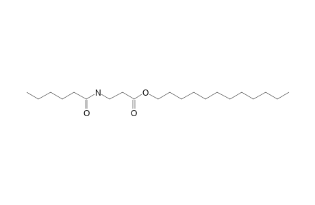 .beta.-Alanine, N-caproyl-, dodecyl ester