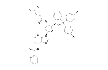 7-(BENZOYLAMINO)-3-[2-DEOXY-5-O-(4,4'-DIMETHOXYTRIPHENYLMETHYL)-BETA-D-ERYTHRO-PENTAFURANOSYL]-3H-IMIDAZO-[4,5-B]-PYRIDINE-3'-(3-CARBOXYPROPANOATE)