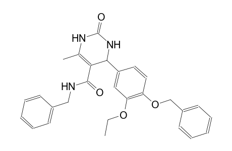 N-benzyl-4-[4-(benzyloxy)-3-ethoxyphenyl]-6-methyl-2-oxo-1,2,3,4-tetrahydro-5-pyrimidinecarboxamide