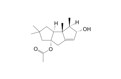 1,8,8,11-Tetramethyl-3-hydroxy-6-acetoxytricyclo[6.3.3]undec-3-ene