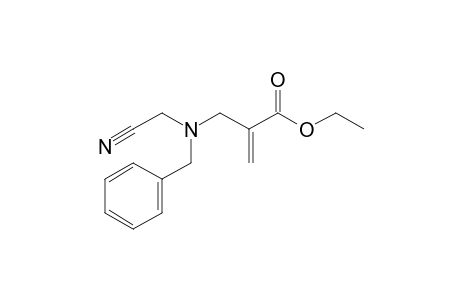 Ethyl 2-((benzyl(cyanomethyl)amino)methyl)acrylate