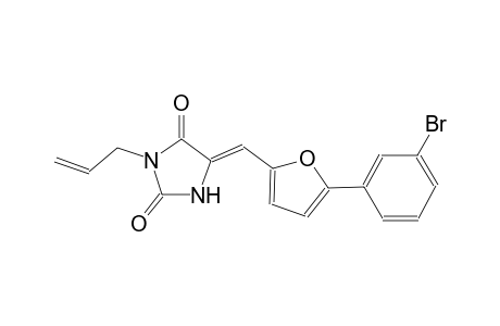 (5Z)-3-allyl-5-{[5-(3-bromophenyl)-2-furyl]methylene}-2,4-imidazolidinedione