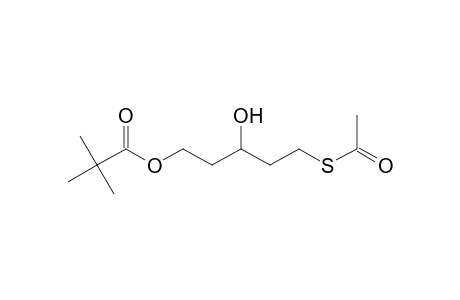 2,2-Dimethylpropionic acid, 5-acetylthio-3-hydroxypentyl ester
