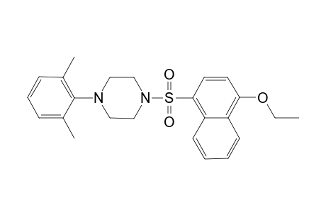 1-(2,6-Dimethylphenyl)-4-[(4-ethoxy-1-naphthyl)sulfonyl]piperazine