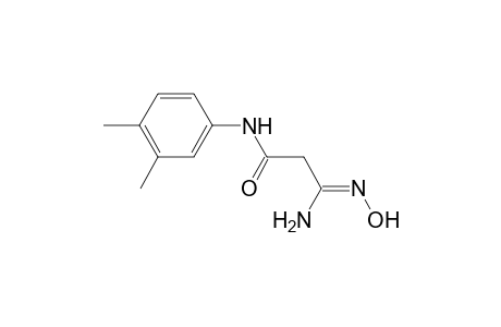 Propanamide, 3-amino-N-(3,4-dimethylphenyl)-3-(hydroxyimino)-