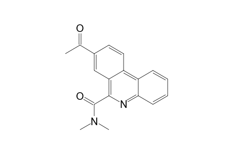 8-Acetyl-N,N-dimethylphenanthridine-6-carboxamide