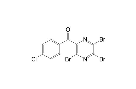 (4-chlorophenyl)(3,5,6-tribromopyrazin-2-yl)methanone