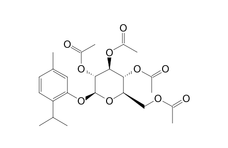 Thymolglucoside tetraacetate (isomer 1)