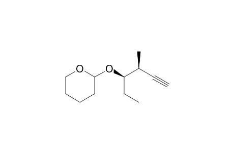 (3R,4S)-4-methylhex-5-yn-3-yl tetrahydropyran-2-yl ether