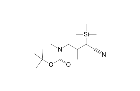 4-[(1,1-Dimethylethoxy)carbonyl]methylamino]-3-methyl-2-(trimethylsilyl)butanenitrile