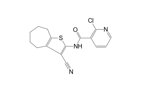 3-pyridinecarboxamide, 2-chloro-N-(3-cyano-5,6,7,8-tetrahydro-4H-cyclohepta[b]thien-2-yl)-