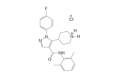 piperidinium, 4-[4-[[(2,6-dimethylphenyl)amino]carbonyl]-1-(4-fluorophenyl)-1H-pyrazol-5-yl]-, chloride