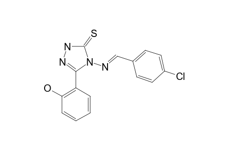 5-(2-HYDROXYPHENYL)-4-(PARA-CHLOROPHENYLIDENE)-AMINO-2,4-DIHYDRO-3H-1,2,4-TRIAZOLE-3-THIONE