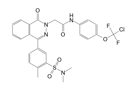 2-phthalazineacetamide, N-[4-(chlorodifluoromethoxy)phenyl]-4-[3-[(dimethylamino)sulfonyl]-4-methylphenyl]-1,2-dihydro-1-oxo-