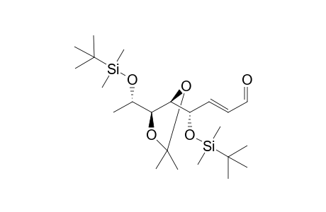 (E,4S)-4-[tert-butyl(dimethyl)silyl]oxy-4-[(4R,5R)-5-[(1S)-1-[tert-butyl(dimethyl)silyl]oxyethyl]-2,2-dimethyl-1,3-dioxolan-4-yl]-2-butenal