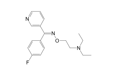 (E)-(4-Fluorophenyl)(3-pyridinyl)methanone o-[2-(diethylamino)ethyl]oxime