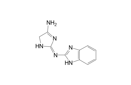 N-[(2Z)-4-amino-1,5-dihydro-2H-imidazol-2-ylidene]-1,3-benzimidazol-2-amine