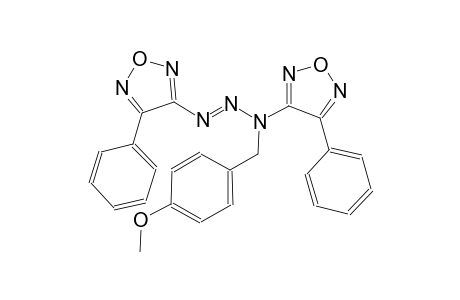 3-[(2E)-1-(4-methoxybenzyl)-3-(4-phenyl-1,2,5-oxadiazol-3-yl)-2-triazenyl]-4-phenyl-1,2,5-oxadiazole