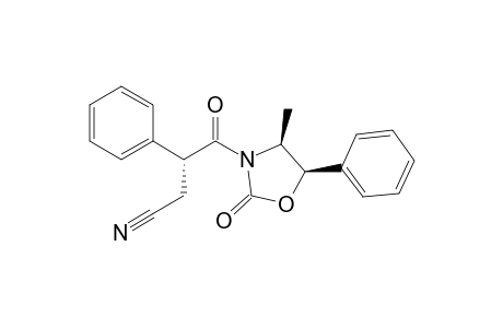 (3R)-4-keto-4-[(4S,5R)-2-keto-4-methyl-5-phenyl-oxazolidin-3-yl]-3-phenyl-butyronitrile
